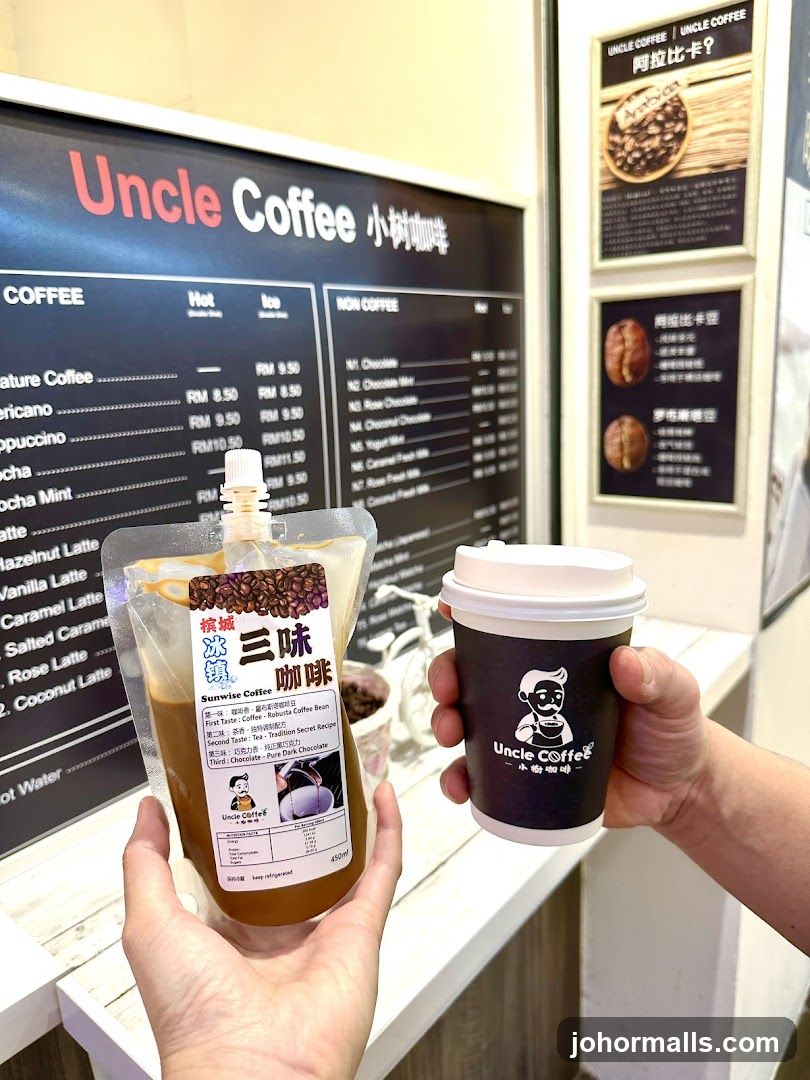 Uncle Coffee Menu and Drinks