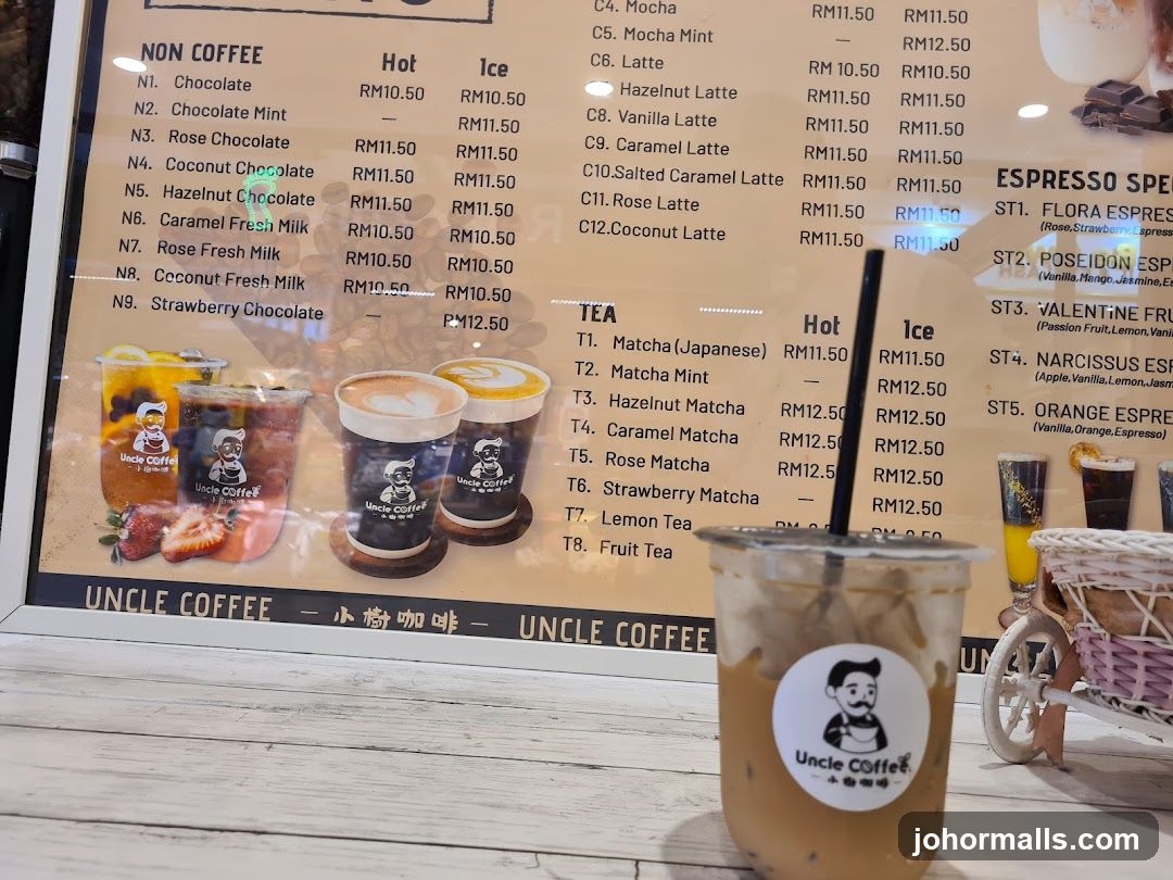Uncle Coffee Menu