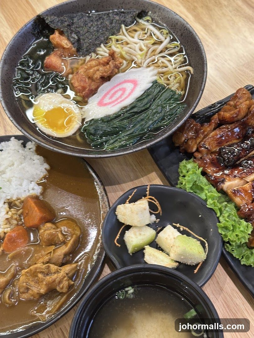 Japanese Food Spread