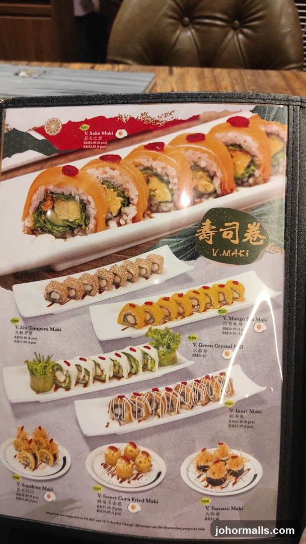 V.MAKI Sushi Rolls