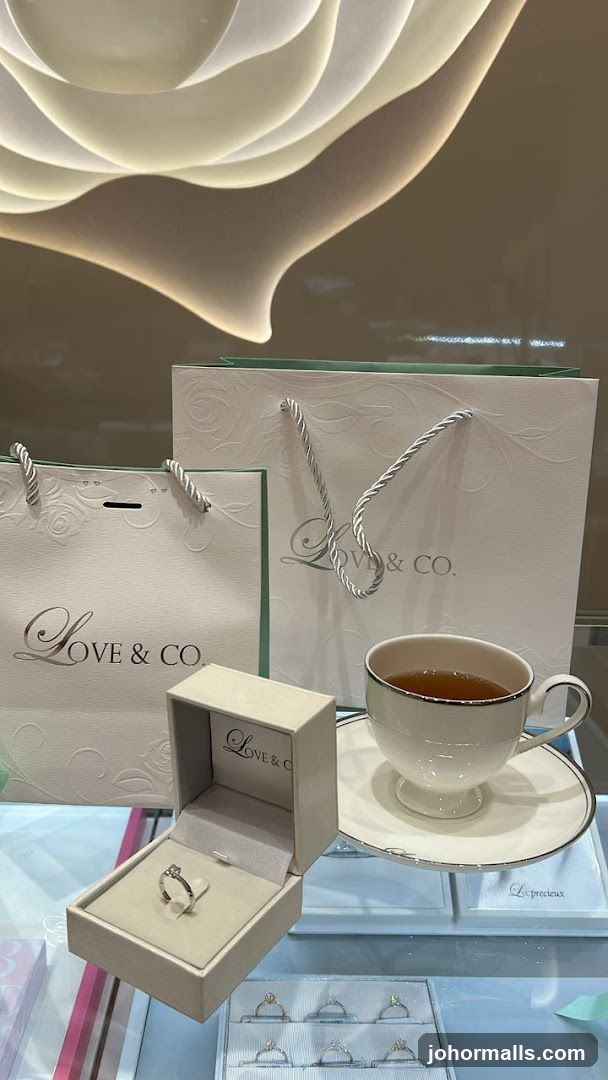 Jewelry display with tea