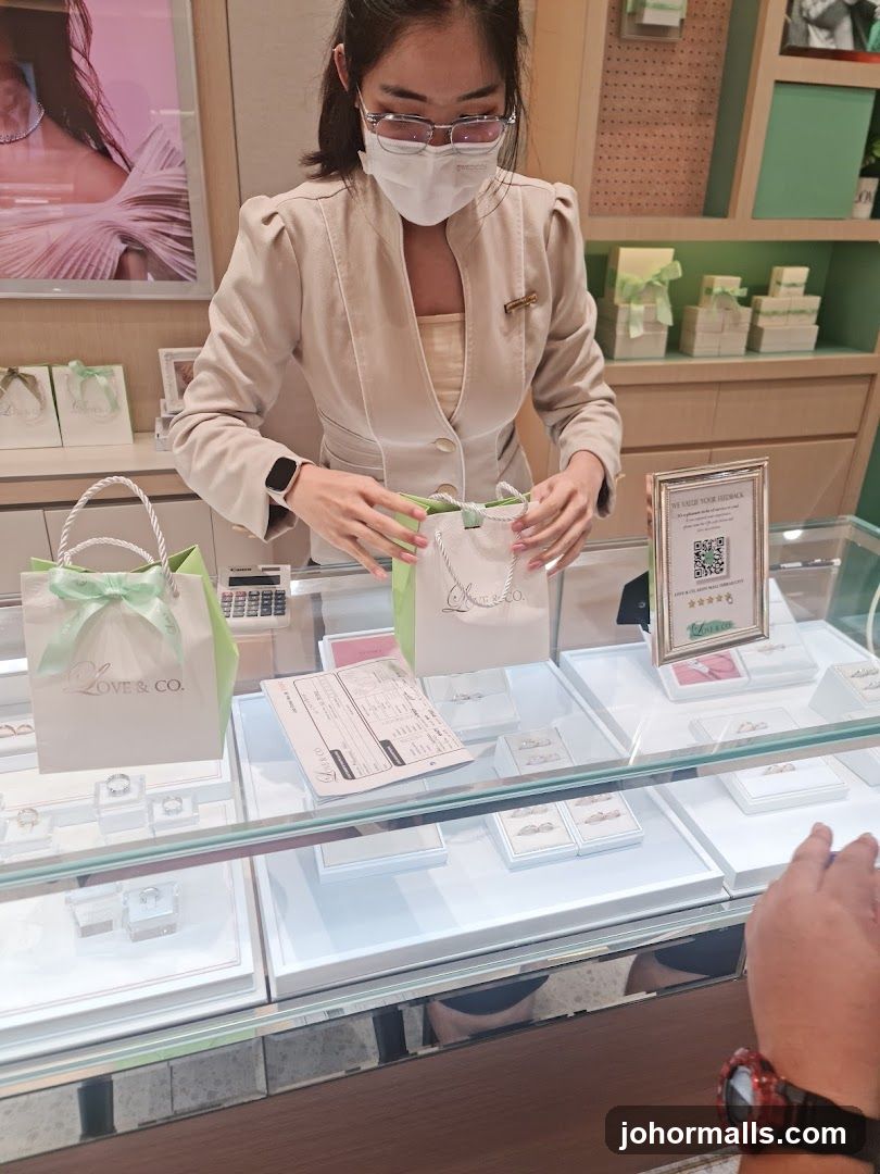Jewelry Store Employee Assisting Customer