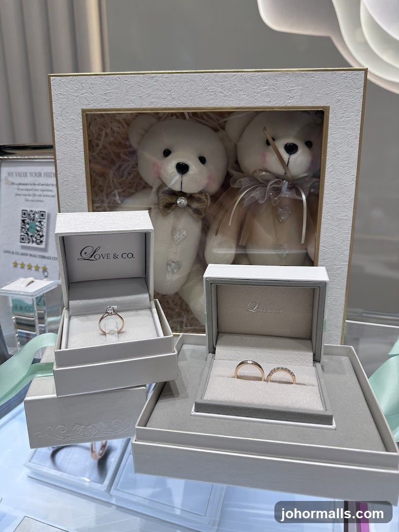 Jewelry Display with Teddy Bears