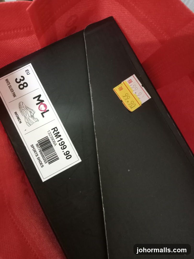 Shoe Box with Price Tags