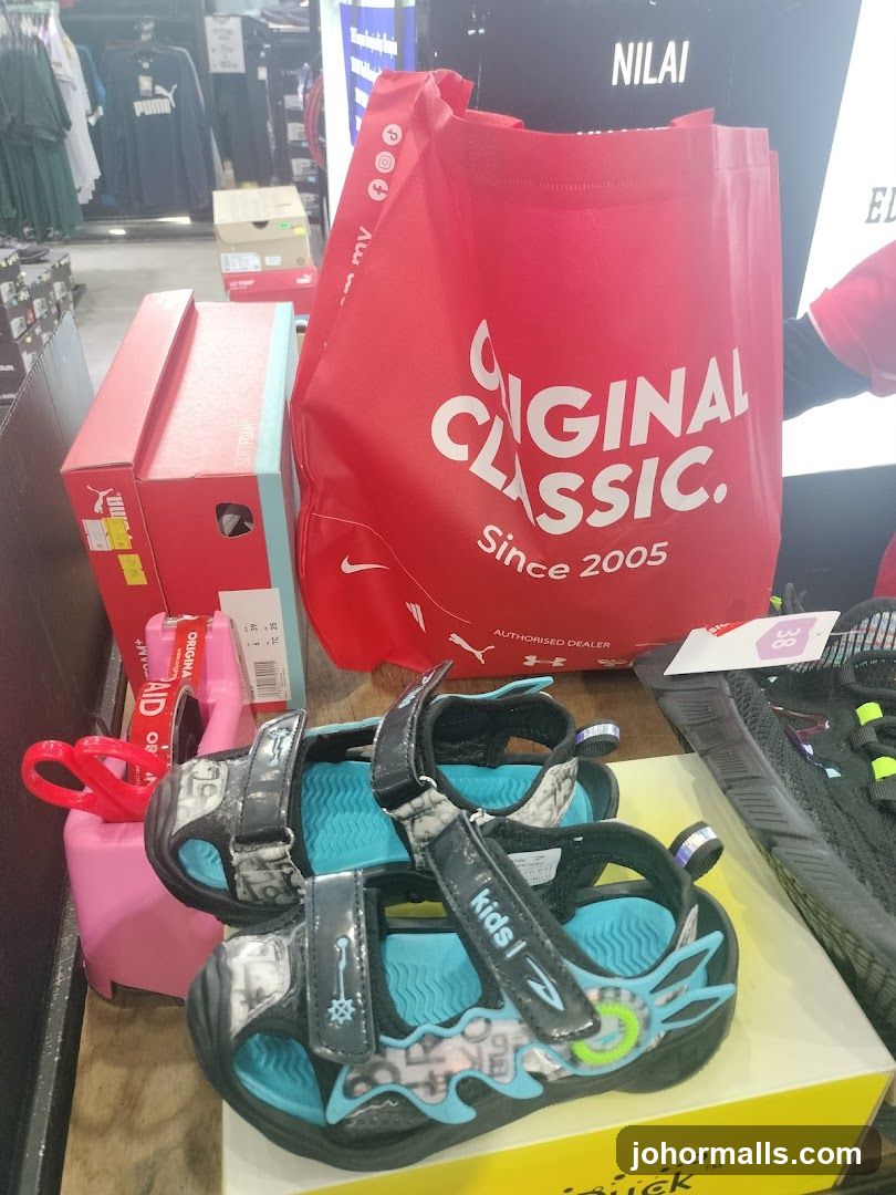 Children's Sandals and Shopping Bag