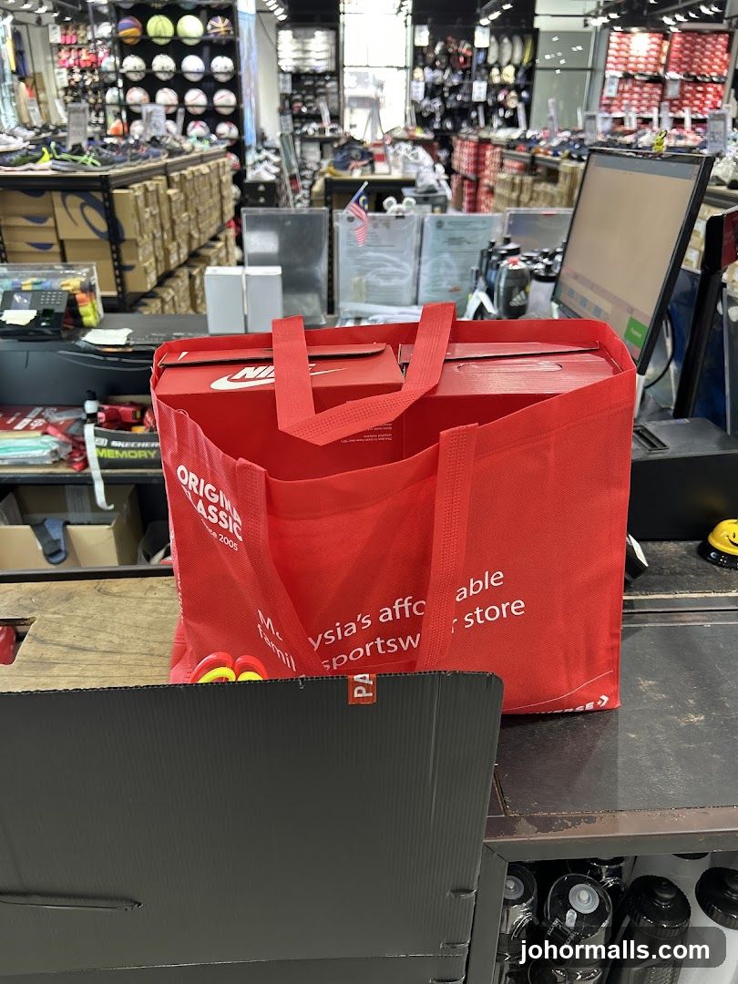 Shopping Bag with Nike Boxes