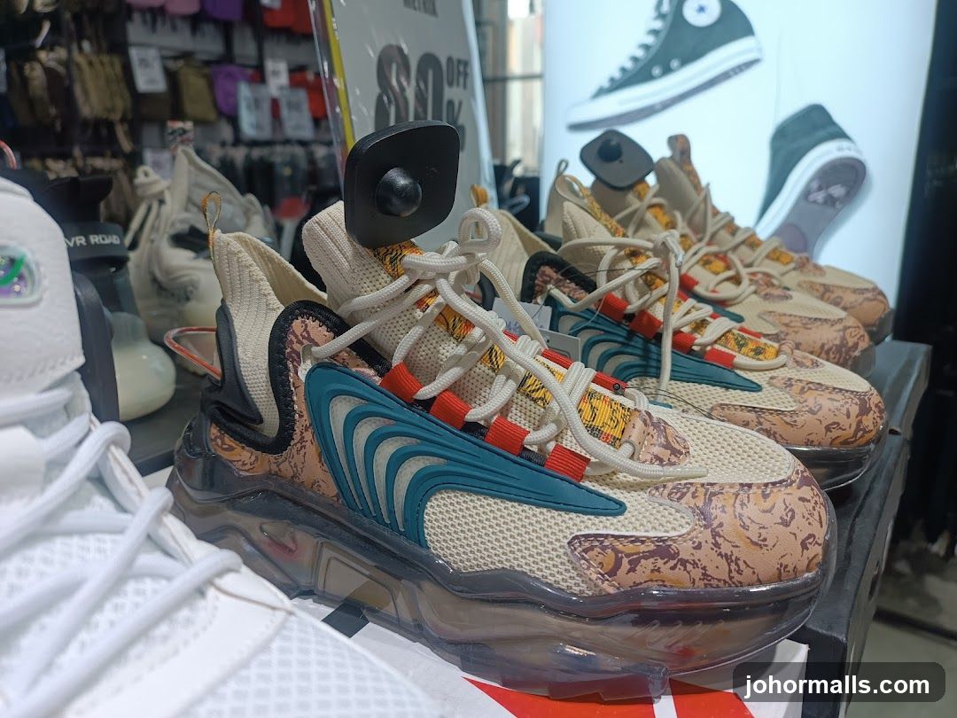 Sneakers on Display