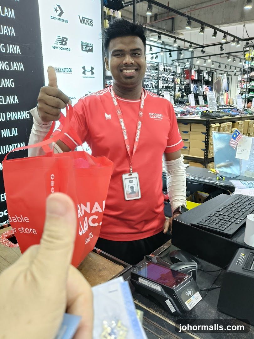 Man at a store counter