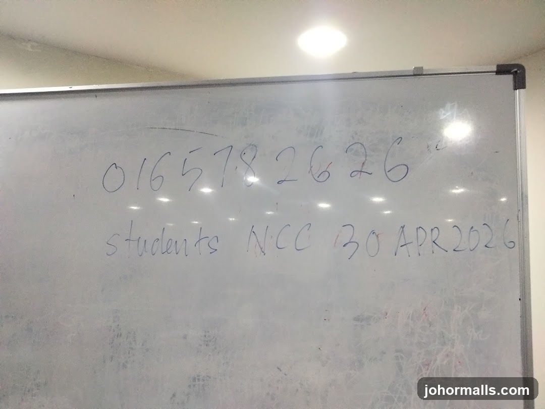 Whiteboard with writing