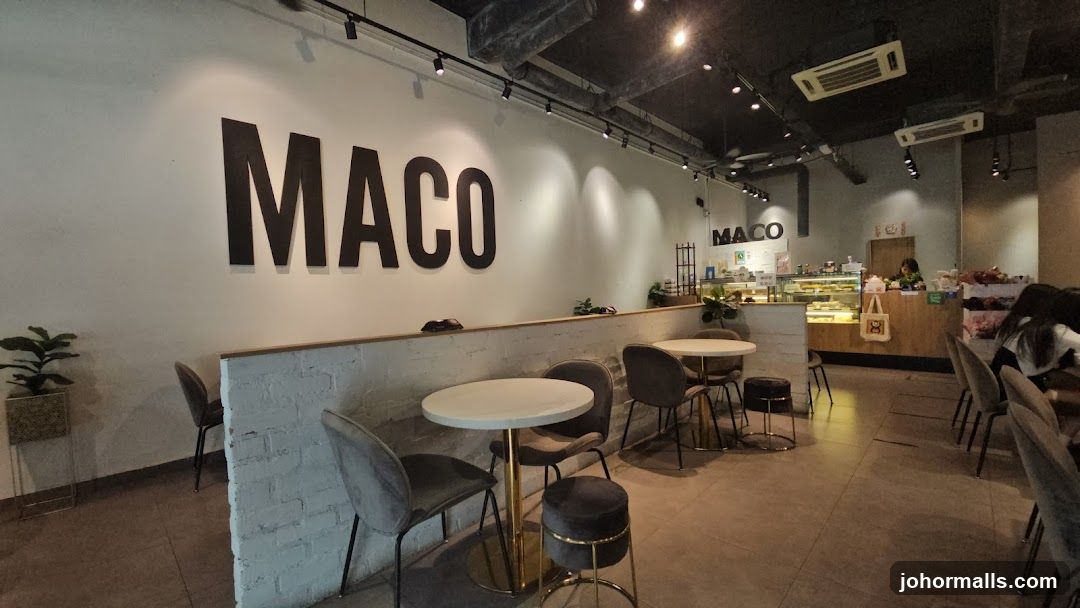 Cafe Interior with "MACO" Signage
