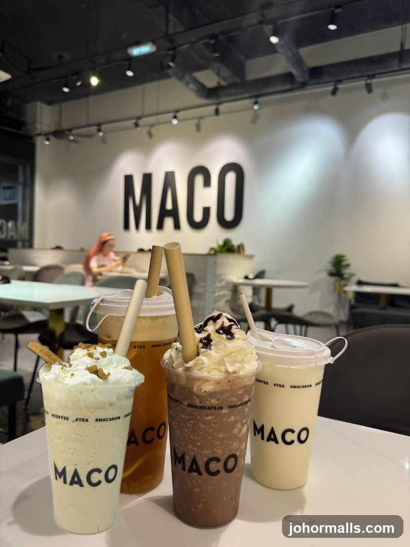 Four Drinks at MACO Cafe