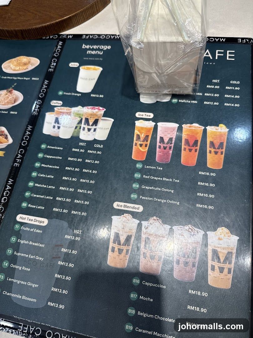 Beverage Menu