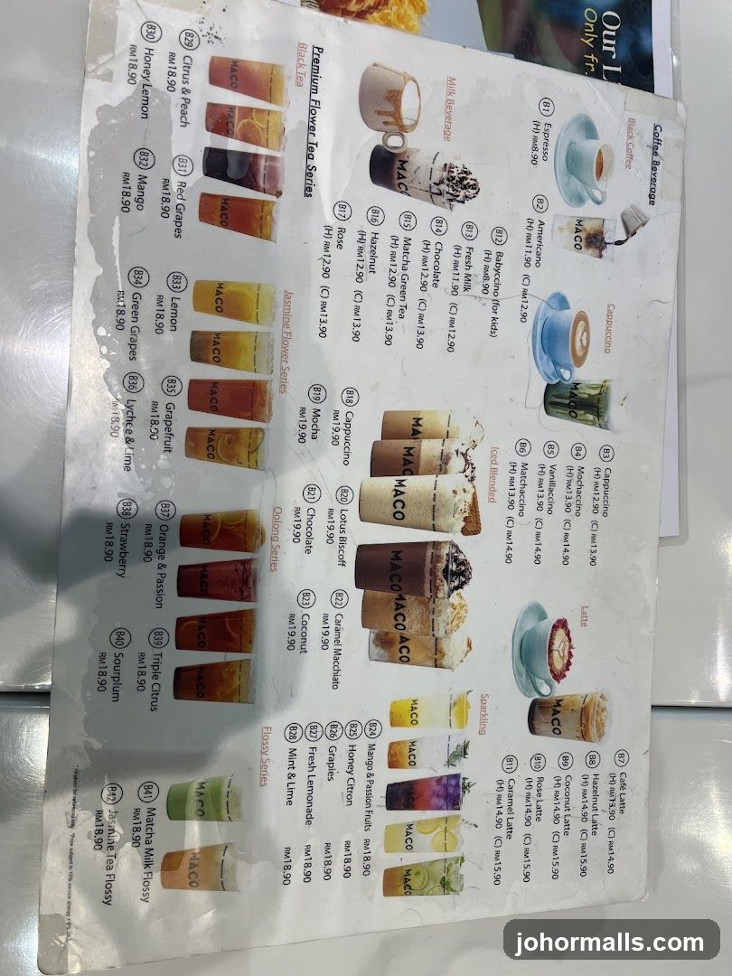 MACO Menu