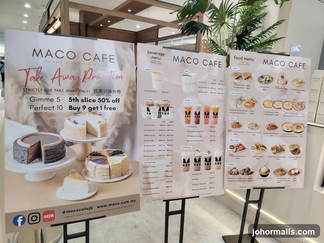Maco Cafe Take Away Promotion