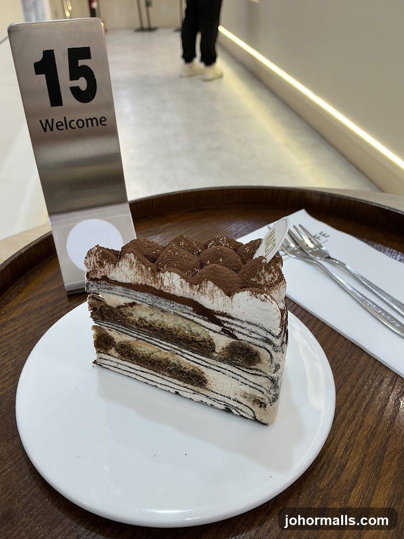 Tiramisu Cake Slice