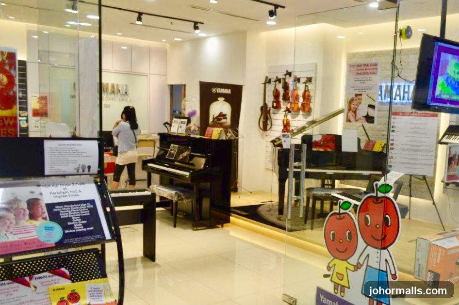 Yamaha Music Store Interior