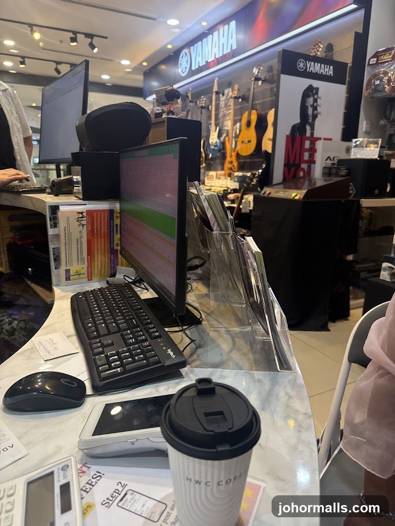 Yamaha Music Store Counter