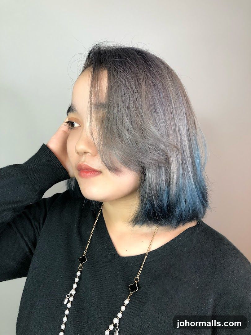 Woman with Ombre Hair