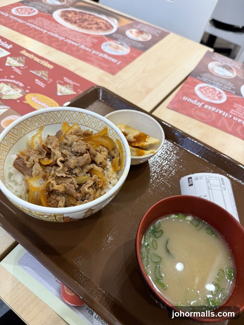 Japanese Beef Bowl Meal
