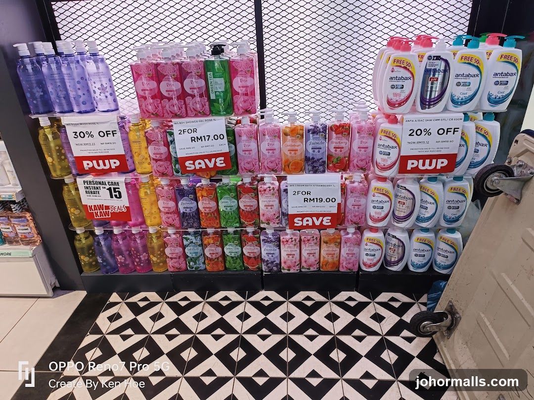 Body Wash and Hand Soap Display