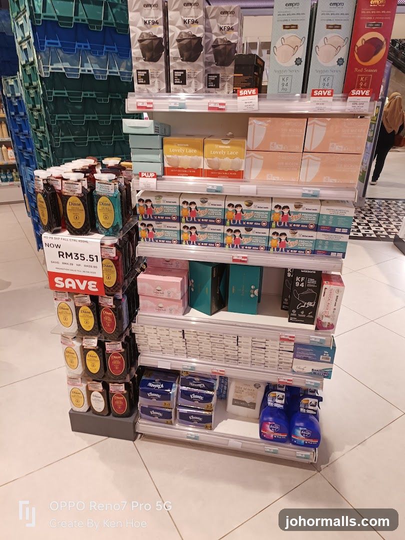 Health and Beauty Products Display