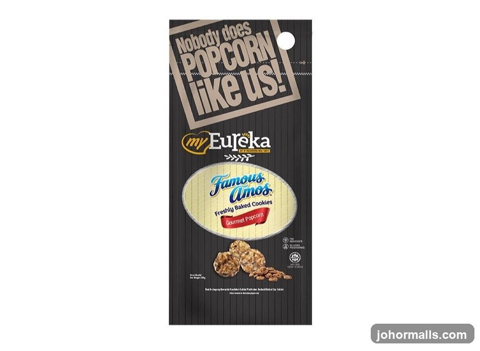 My Eureka Famous Amos Gourmet Popcorn Bag