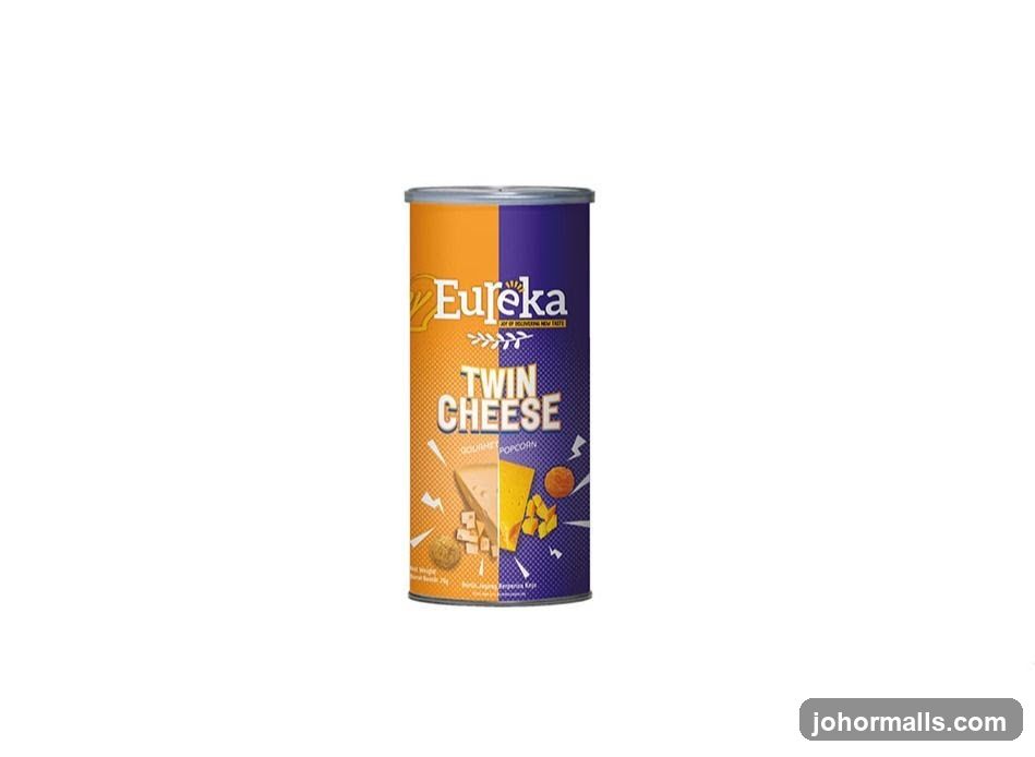 Eureka Twin Cheese Gourmet Popcorn Can