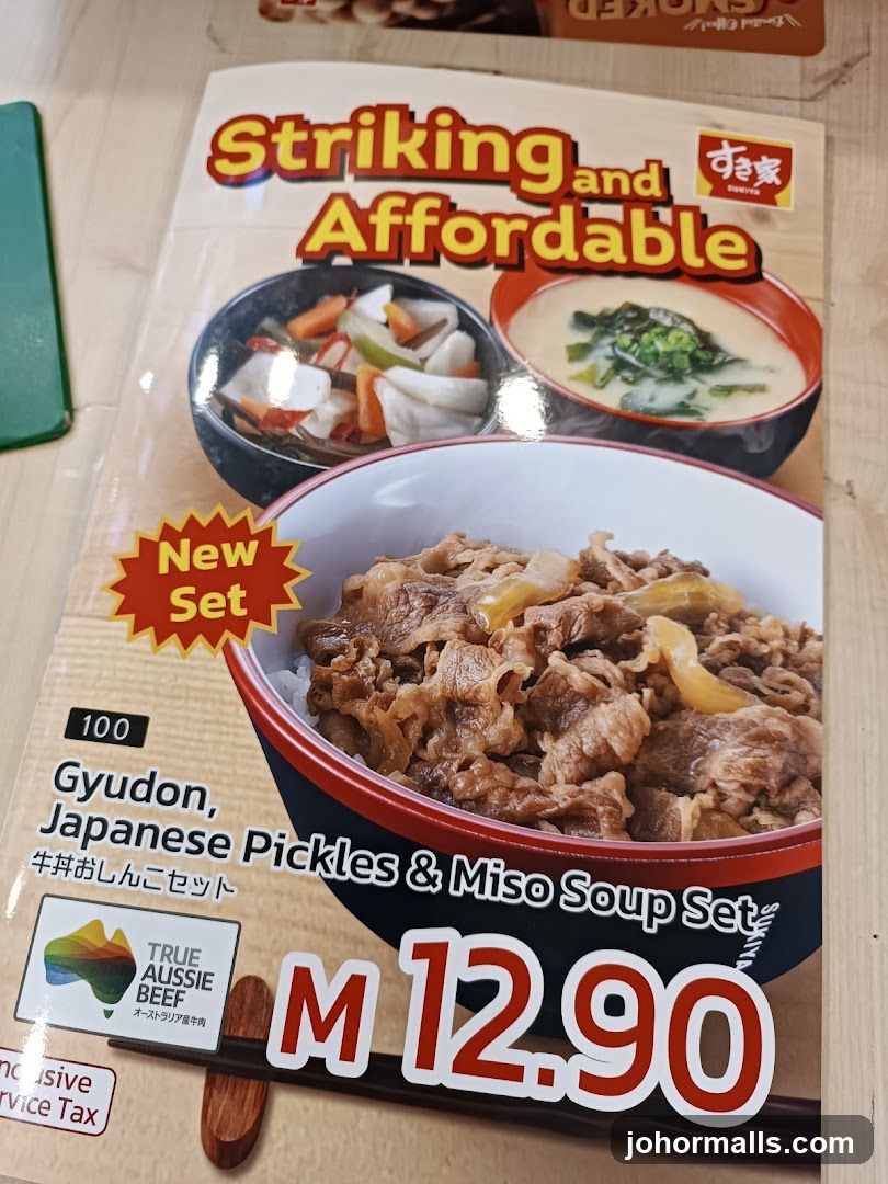 Gyudon Set Promotion