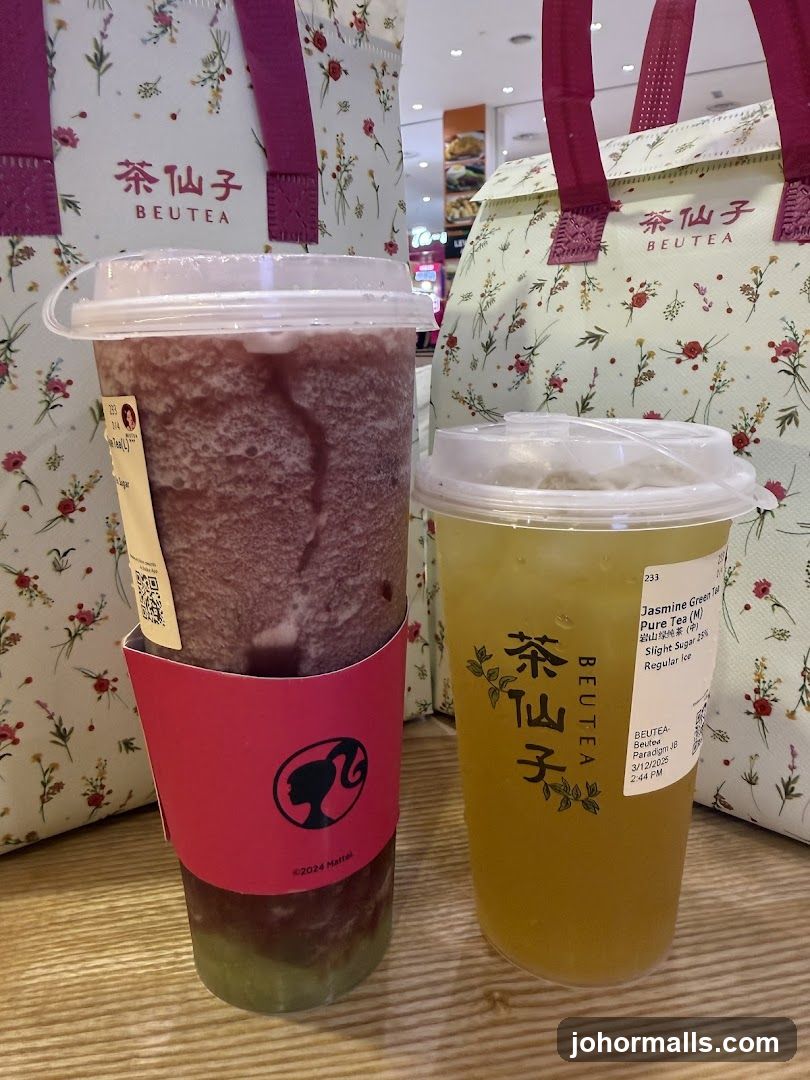 Two drinks from Beutea