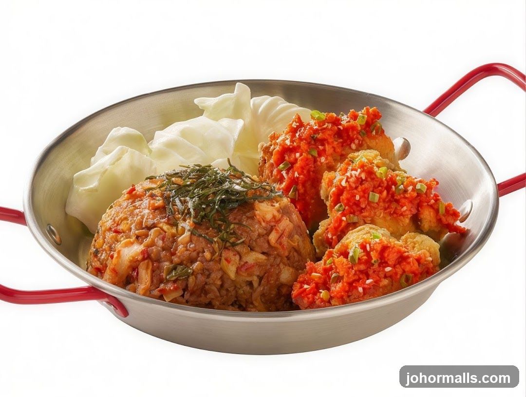 Fried Chicken and Rice Dish