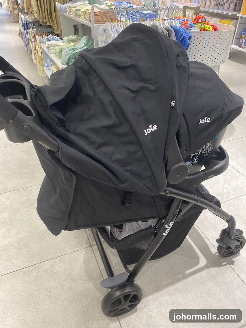 Black Stroller in Store