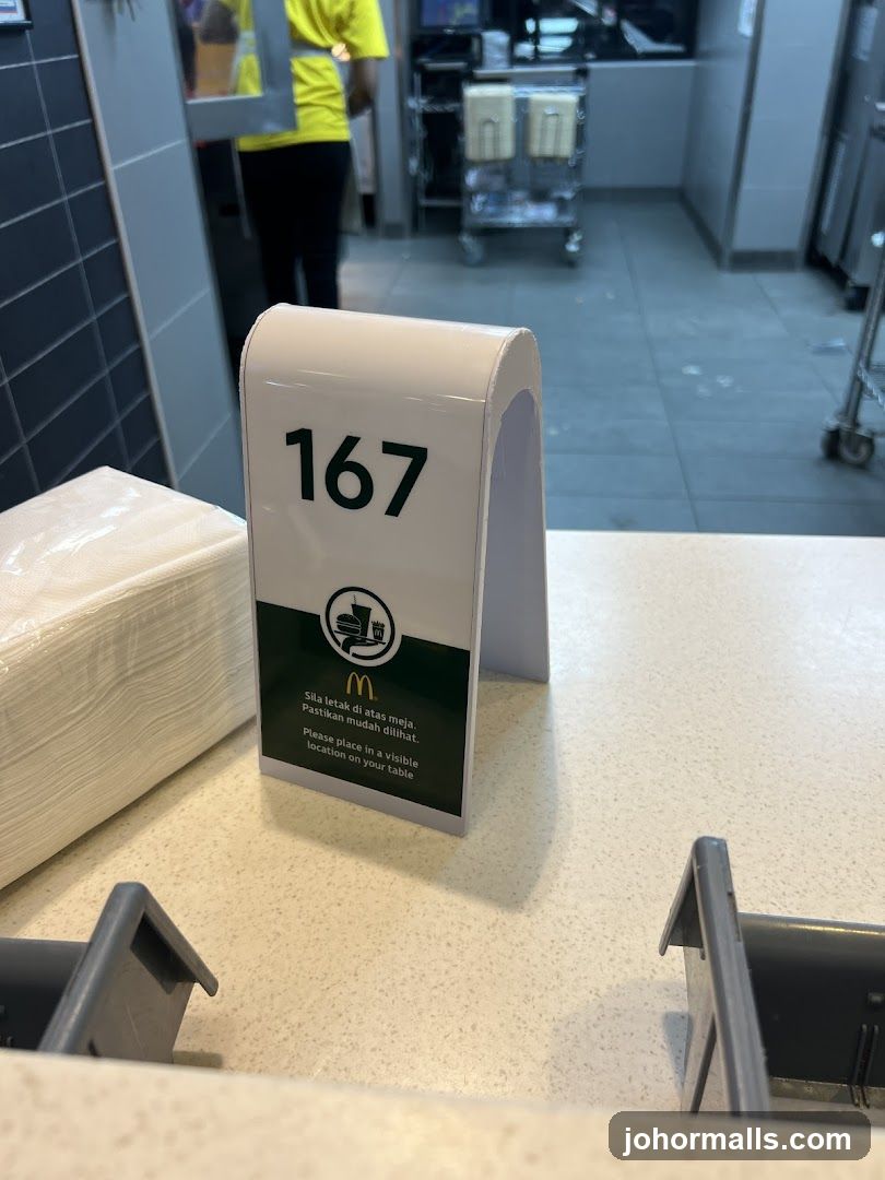 Table Number Stand