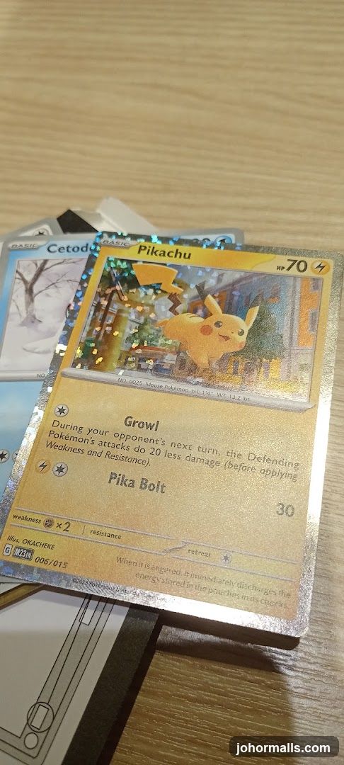 Pikachu Pokemon Card