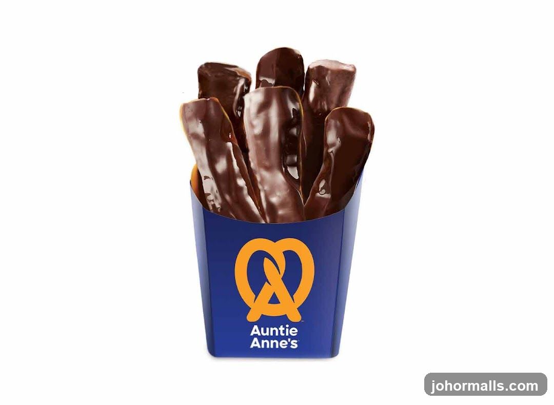 Chocolate Covered Pretzel Sticks