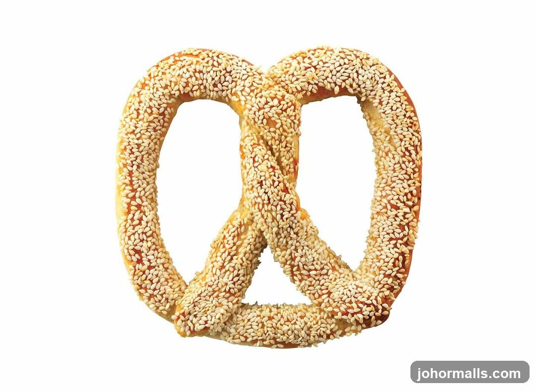 Sesame Pretzel