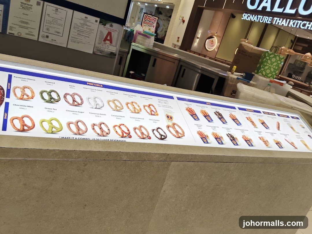Pretzels Menu
