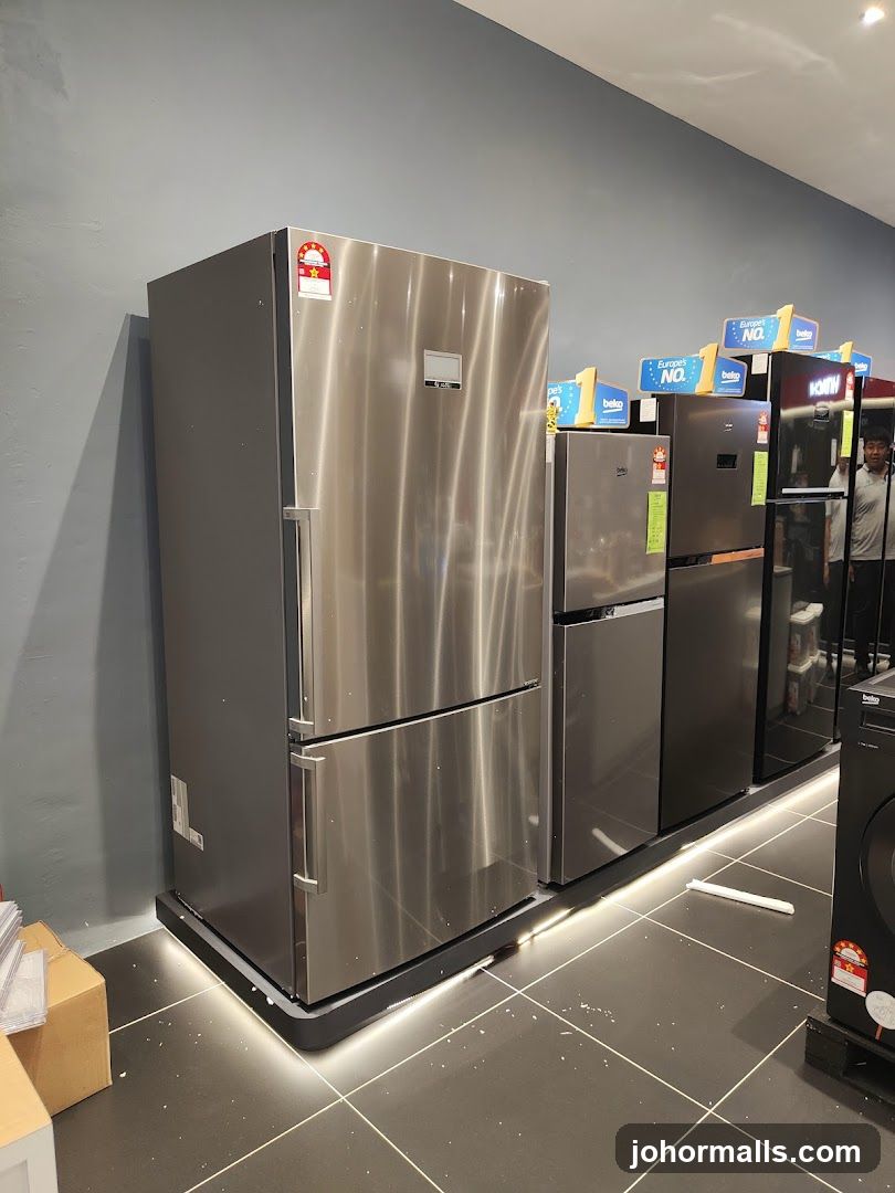 Refrigerators on Display