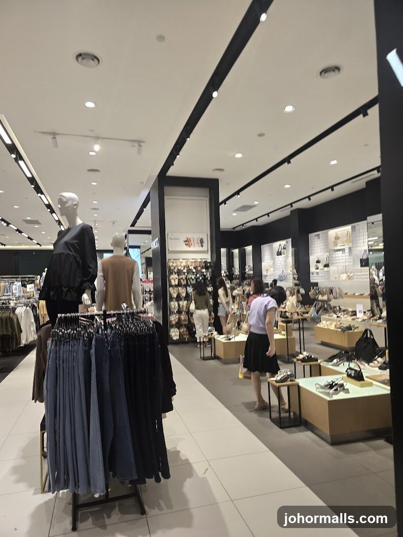 Clothing store interior