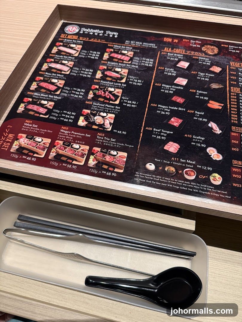 SET MENU