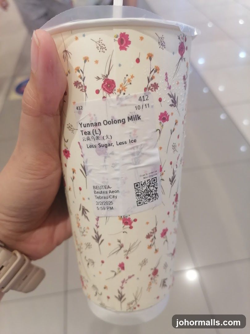 Yunnan Oolong Milk Tea Cup