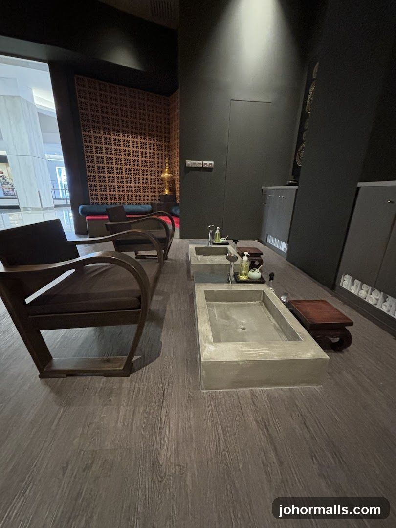 Spa Foot Soak Area