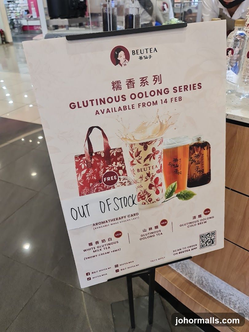 BEUTEA Glutinious Oolong Series Promotion