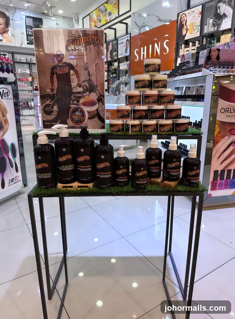 Suavecito Product Display