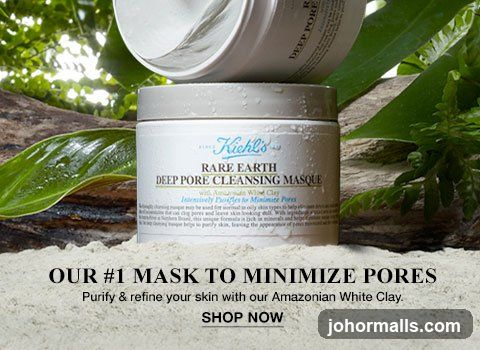 Kiehl's Rare Earth Deep Pore Cleansing Masque Advertisement