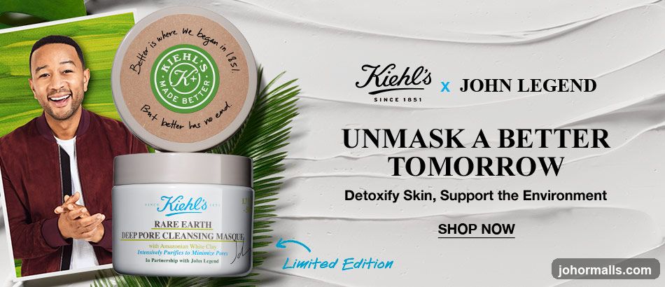 Kiehl's x John Legend Unmask a Better Tomorrow