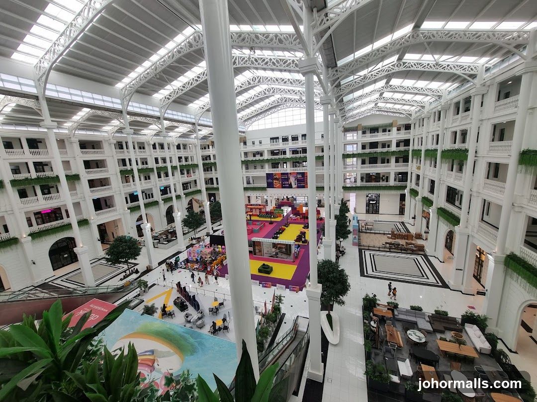 Interior of a modern shopping mall