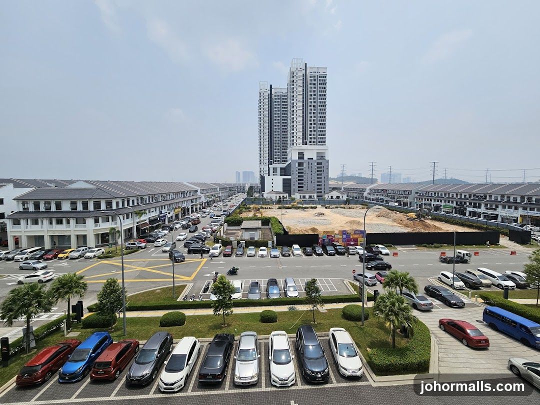 Urban street with buildings and cars