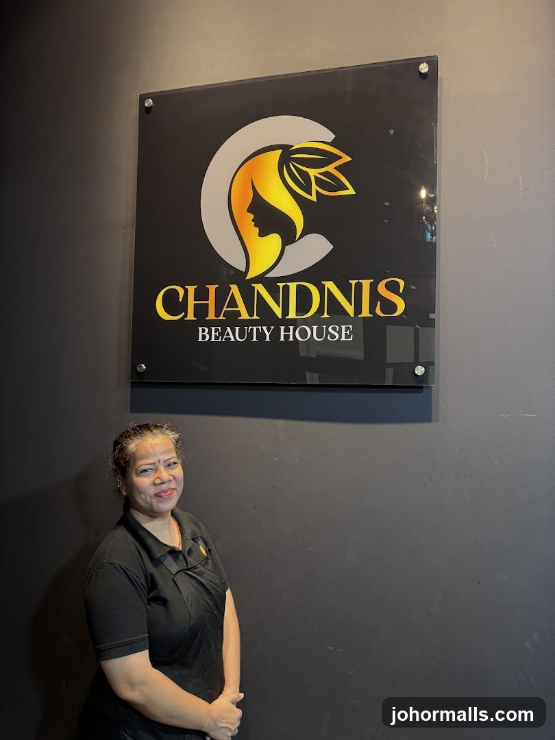 Chandnis Beauty House Sign and Staff