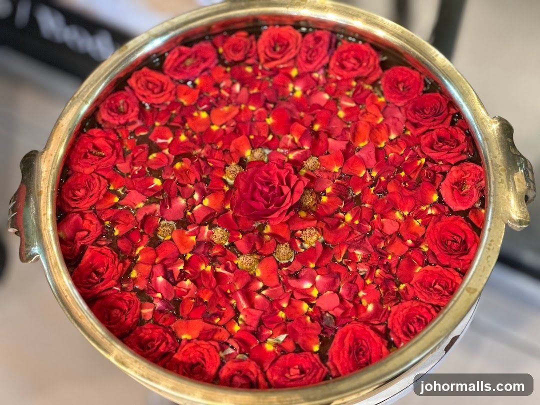 Floating Roses and Petals
