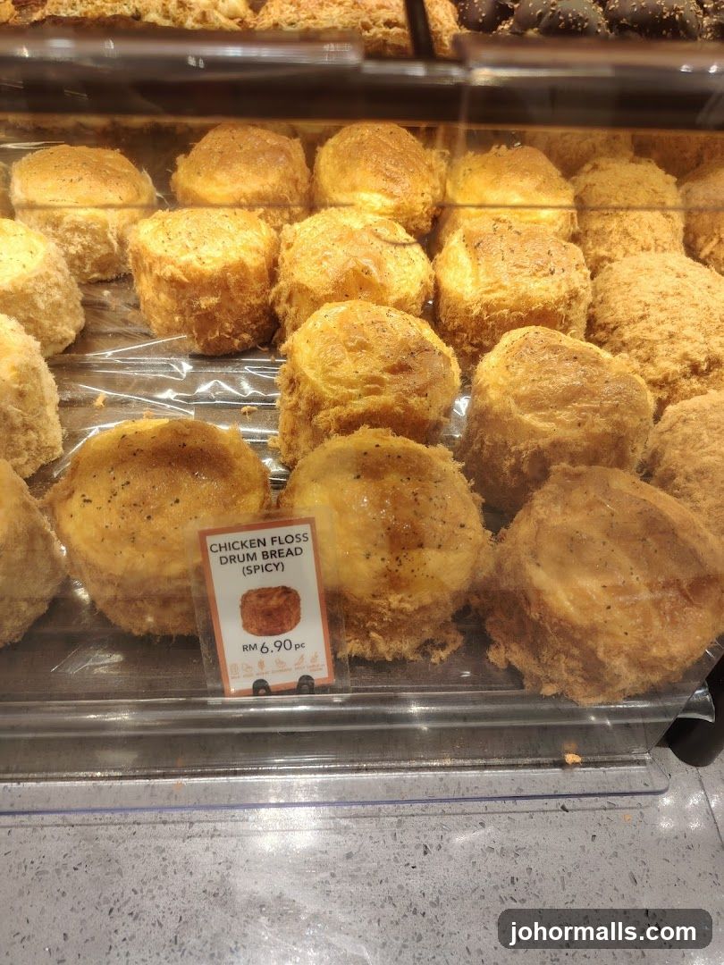Chicken Floss Drum Bread